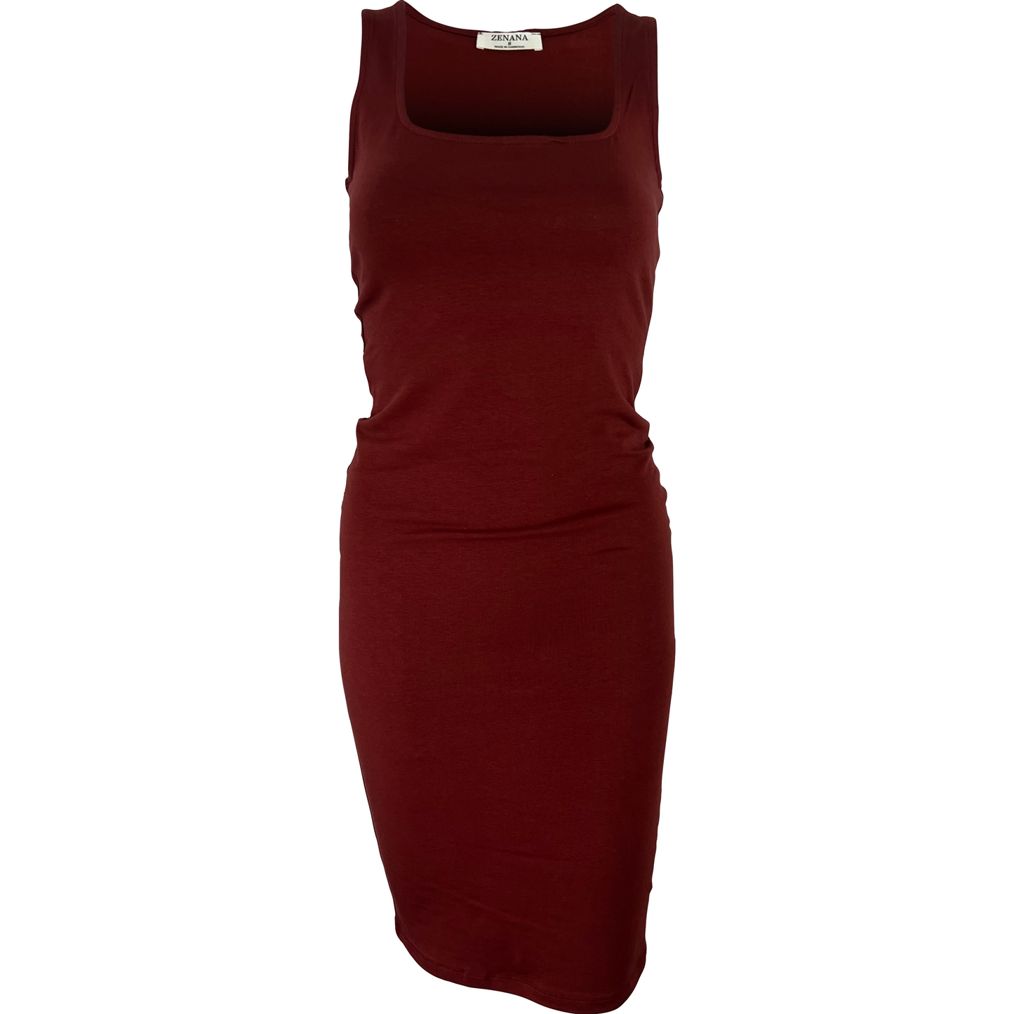Basic Cotton Midi Dress