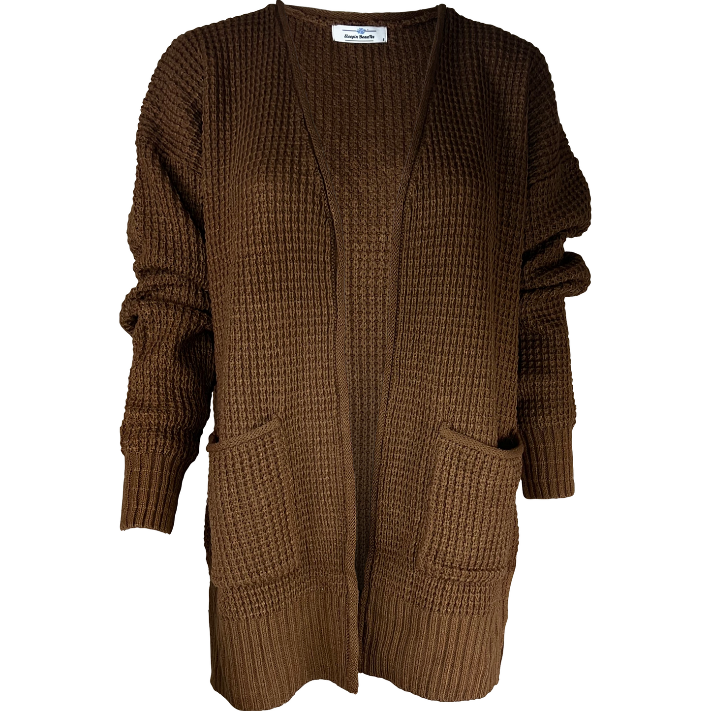 Cardigan Waffle Sweater